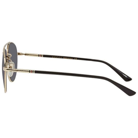 NEW Gucci Grey and Gold Aviator Men's Sunglasses - Picture 3 of 4
